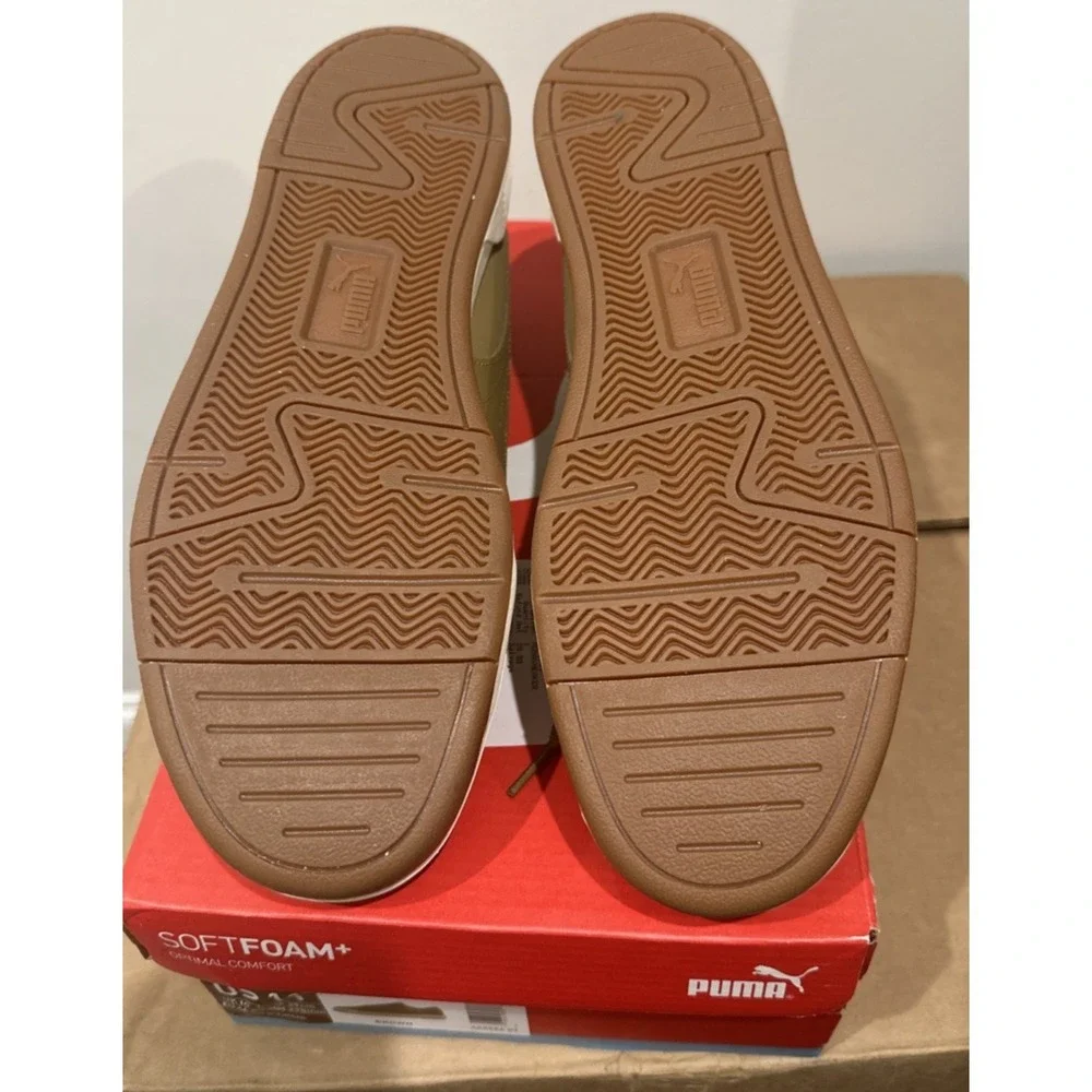 Puma Men Size 11 Skate Sneaker Padded Tongue & Collar Brown Shoes‎